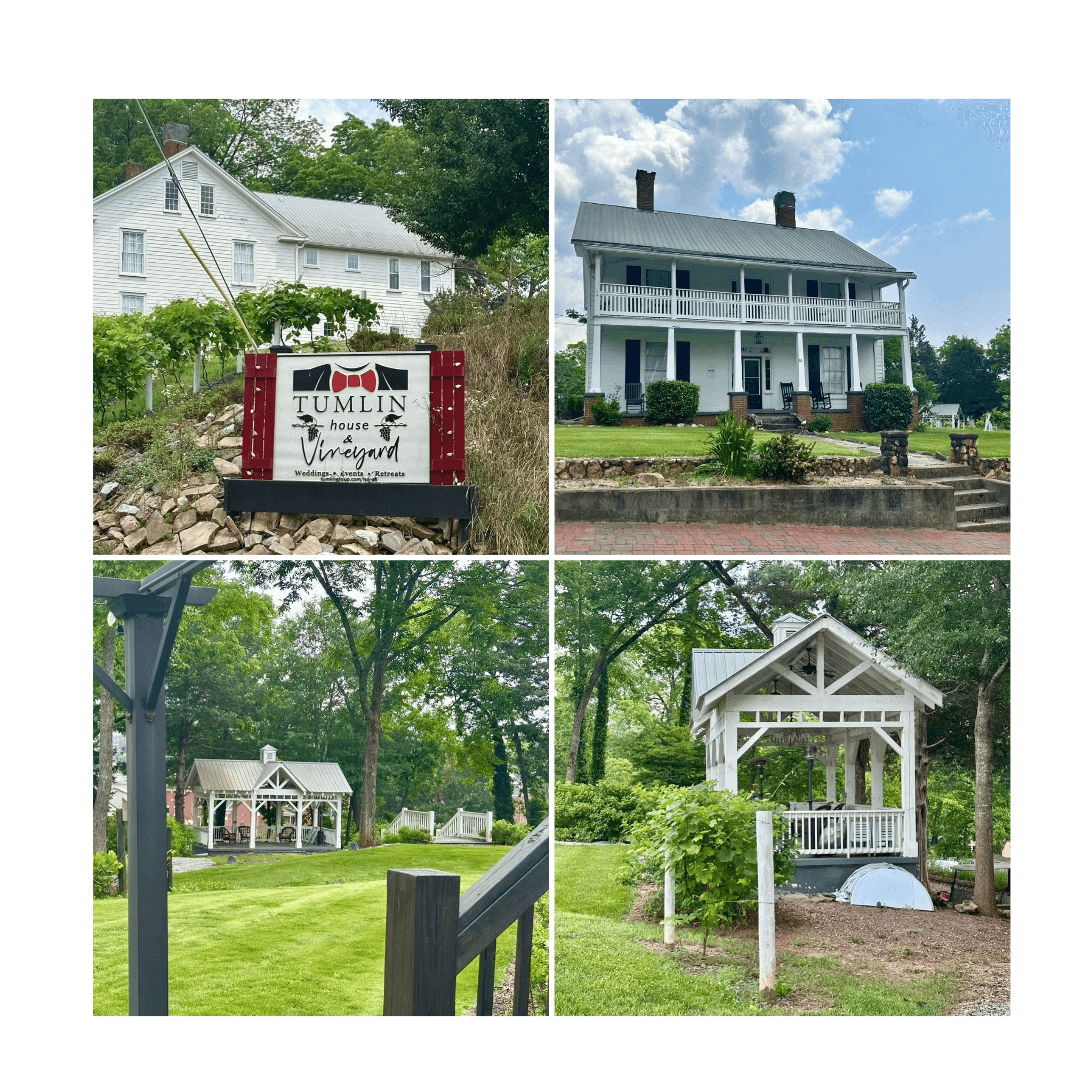 Tumlin House & Vineyard historic and vibrant farmhouse getaway in town