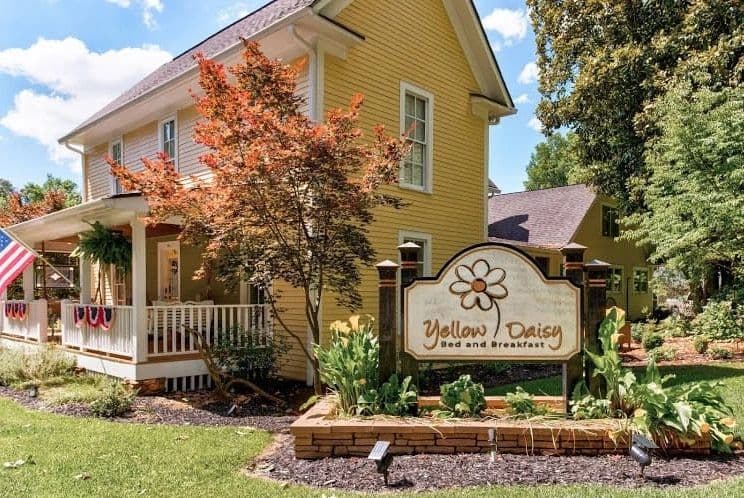 Yellow Daisy B&B, Intimate Weddings outside on the Pavilion